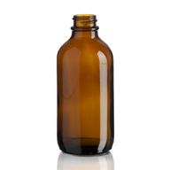 500ml Bostonská Láhev z Jantarového Skla - Bez Uzávěru