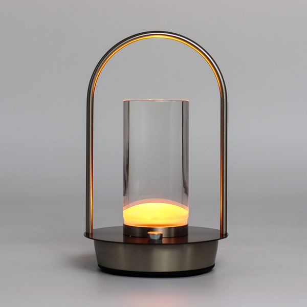 Dotyková Lampa - Křišťálová Lucerna - USB (C) - Dobíjecí (2000 Watt)
