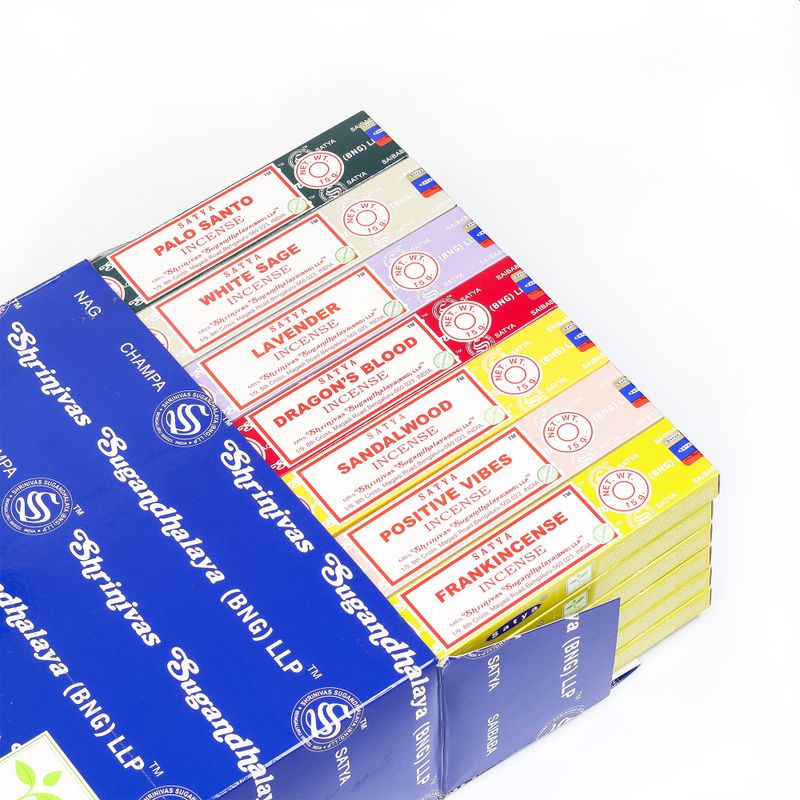 Vonné Tyčinky v Krabičce - Satya Různé Druhy 15 gms