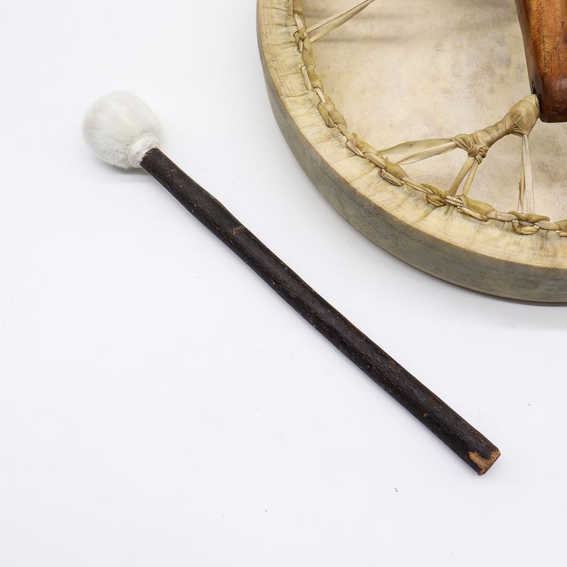Duch Vlka - Shamanský Buben & Palička - Laditelý - 40cm
