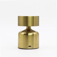 Dotyková Lampa - Bronzová Plochá Houba- USB (C) - Dobíjecí  (400 Watt)