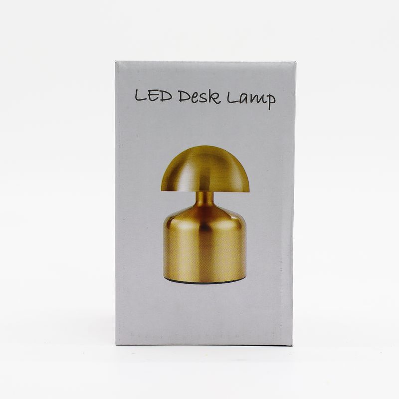 Dotyková Lampa - Bronzová Plochá Houba- USB (C) - Dobíjecí  (400 Watt)