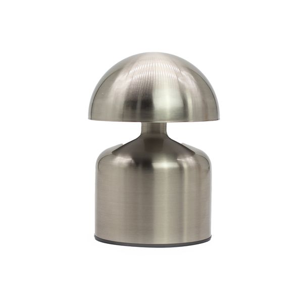 Dotyková Lampa - Stříbrná Kopule / Houba - USB (C) - Dobíjecí  (400 Watt)