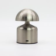 Dotyková Lampa - Stříbrná Kopule / Houba - USB (C) - Dobíjecí  (400 Watt)