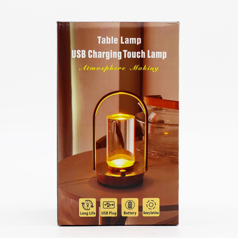 Dotyková Lampa - Křišťálová Lucerna - USB (C) - Dobíjecí (2000 Watt)