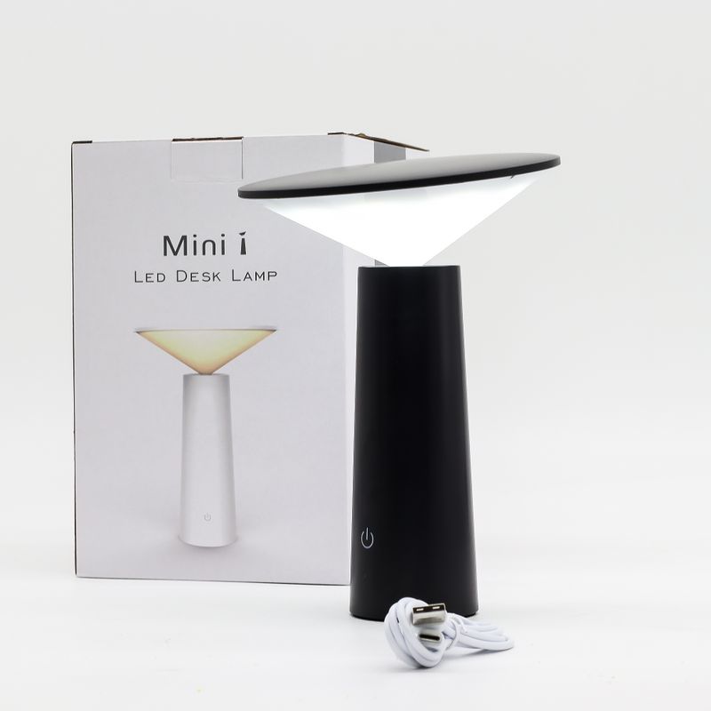 Dotyková Lampa - Černá Houba - Nastavitelná - USB (C) - Dobíjecí  (2000 Watt)