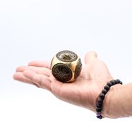 Feng Shui Štěstěna - Velká Kostka Bohatství - Zaoblená