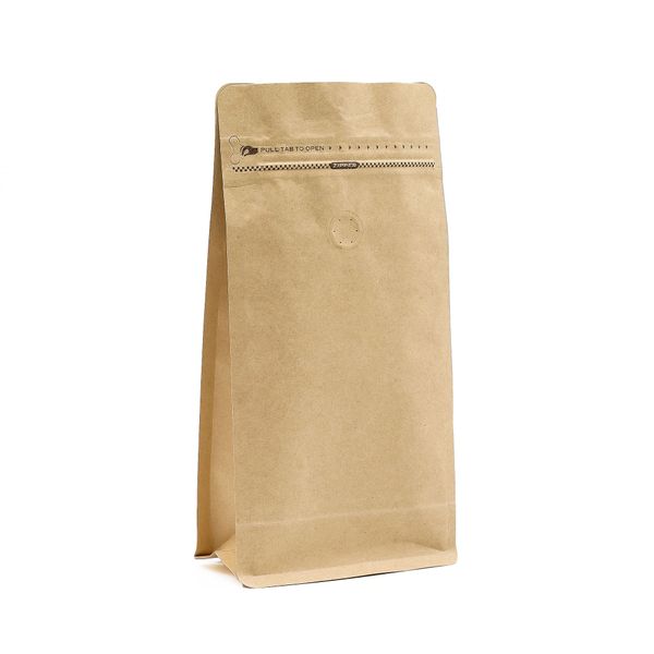 Středně Velký Kávový Sáček s Aroma Ventilací - 13.5x26.5cm (500gm)