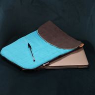 Polstrované Pouzdro na Notebook - Crazy Yellow - 14oz Stonewash