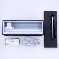 Aroma Difuzér s Efektem Plamene a Ptačím Zvukem - Černý, USB - Měnící se Barva