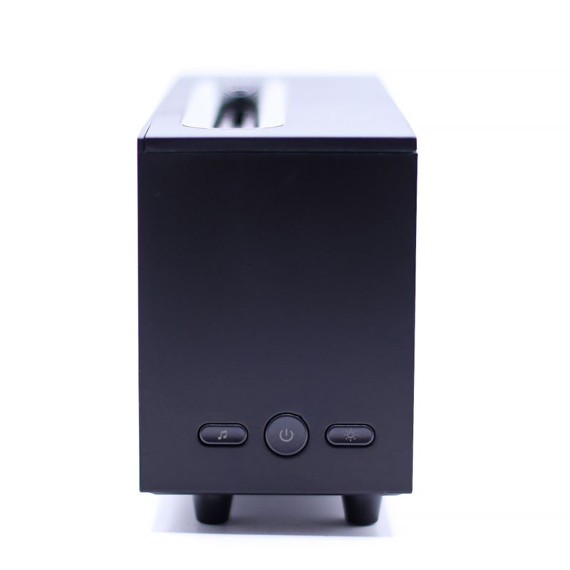 Aroma Difuzér s Efektem Plamene a Ptačím Zvukem - Černý, USB - Měnící se Barva