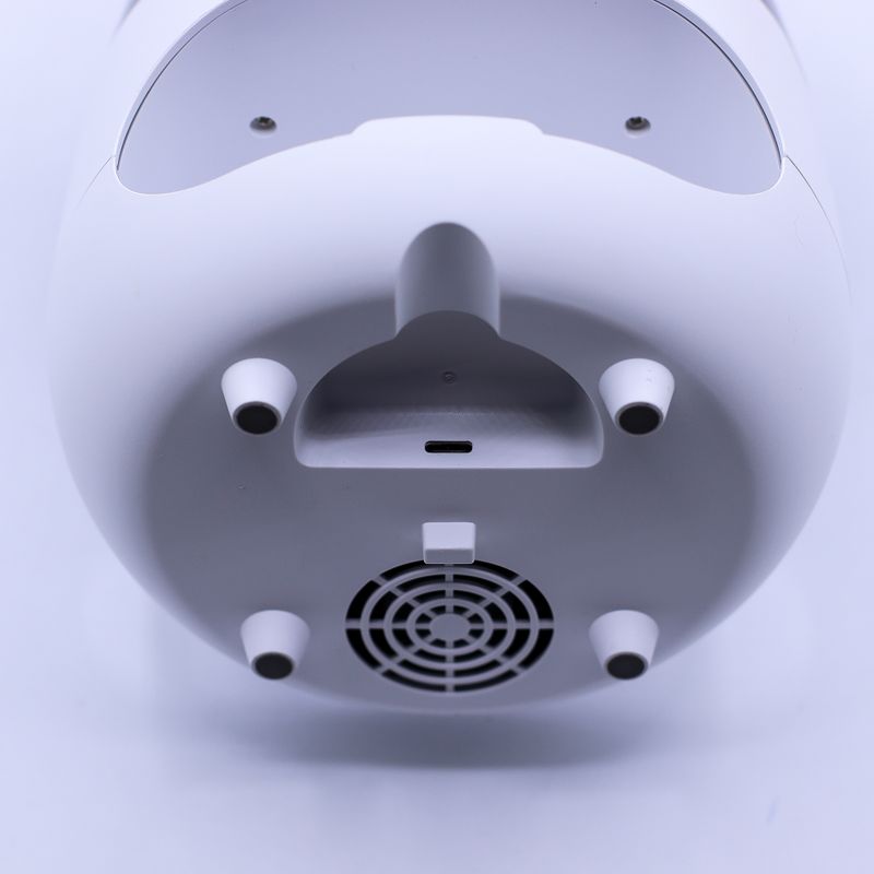Aroma Difuzér s Efektem Plamene Solného Kamene - Bílý USB - Změna Barvy a Časovač