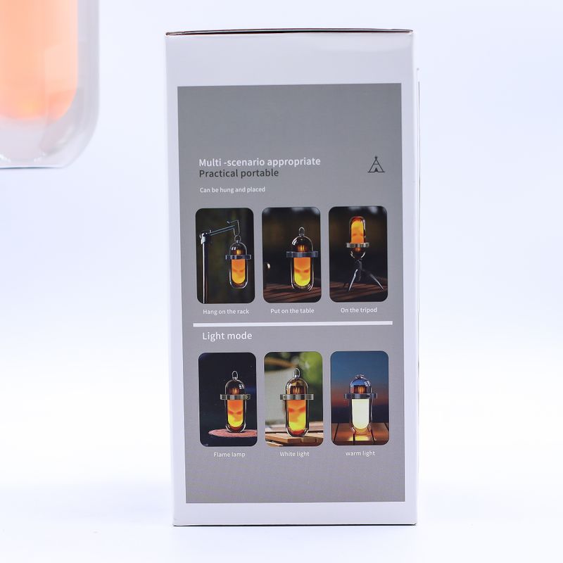Venkovní Lampa s Efektem Plamene - Bílé USB-C - Nabíjecí