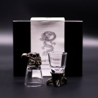 Dárková Sada 6 Panáků Bottom Up (50ml) - Bytosti Divokého Lesa - Starožitný Bronz
