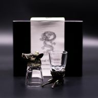 Dárková Sada 6 Panáků Bottom Up (50ml) - Bytosti Divokého Lesa - Starožitný Bronz