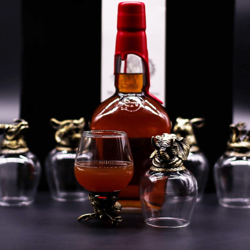 Dárková Sada 6 Sklenic Bottom Up Bottom Up (100ml) - Mystické Bytosti - Starožitný Bronz