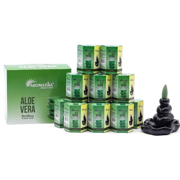 Aromatika Masala Kužele Tekoucí Dým - Aloe Vera