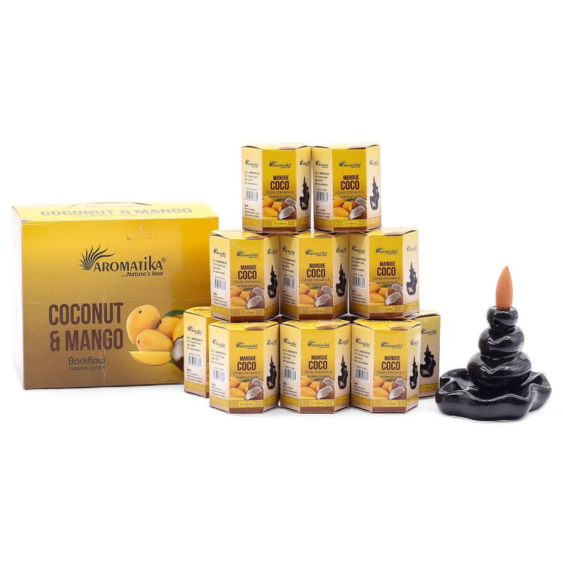 Aromatika Masala Kužele Tekoucí Dým - Kokos a Mango