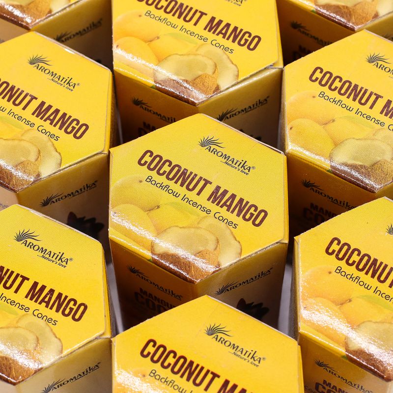 Aromatika Masala Kužele Tekoucí Dým - Kokos a Mango