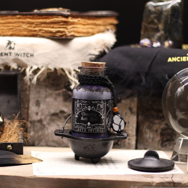 Ancient Witch Kouzelný Koupelový Lektvar & Amulet z Horského Křišťálu - Očista