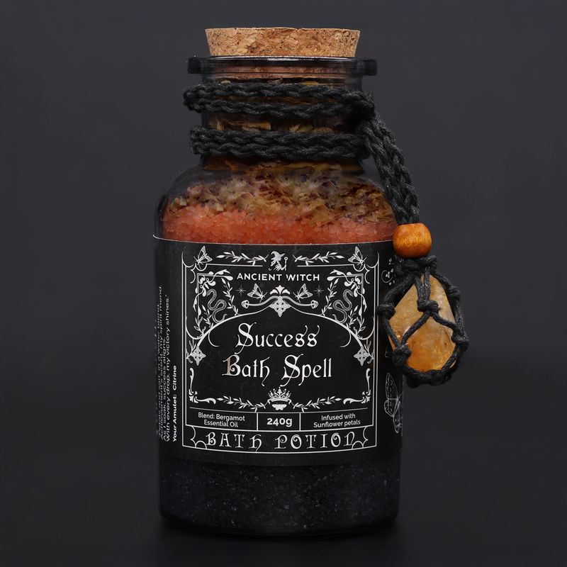 Ancient Witch Kouzelný Koupelový Lektvar & Amulet z Citrínu - Úspěch