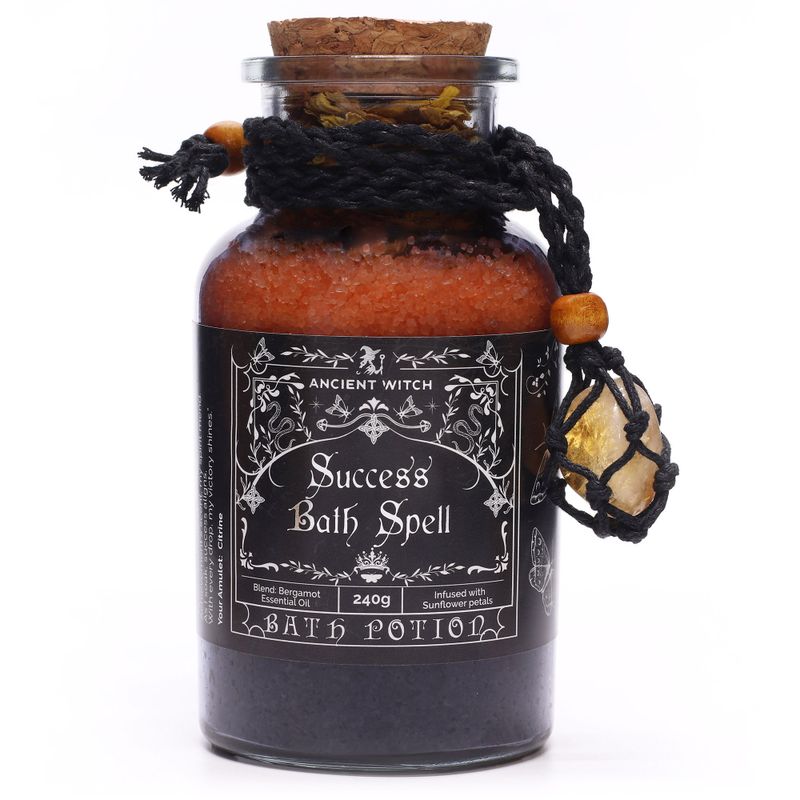 Ancient Witch Kouzelný Koupelový Lektvar & Amulet z Citrínu - Úspěch