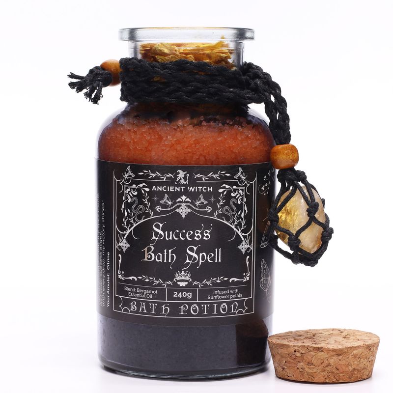 Ancient Witch Kouzelný Koupelový Lektvar & Amulet z Citrínu - Úspěch