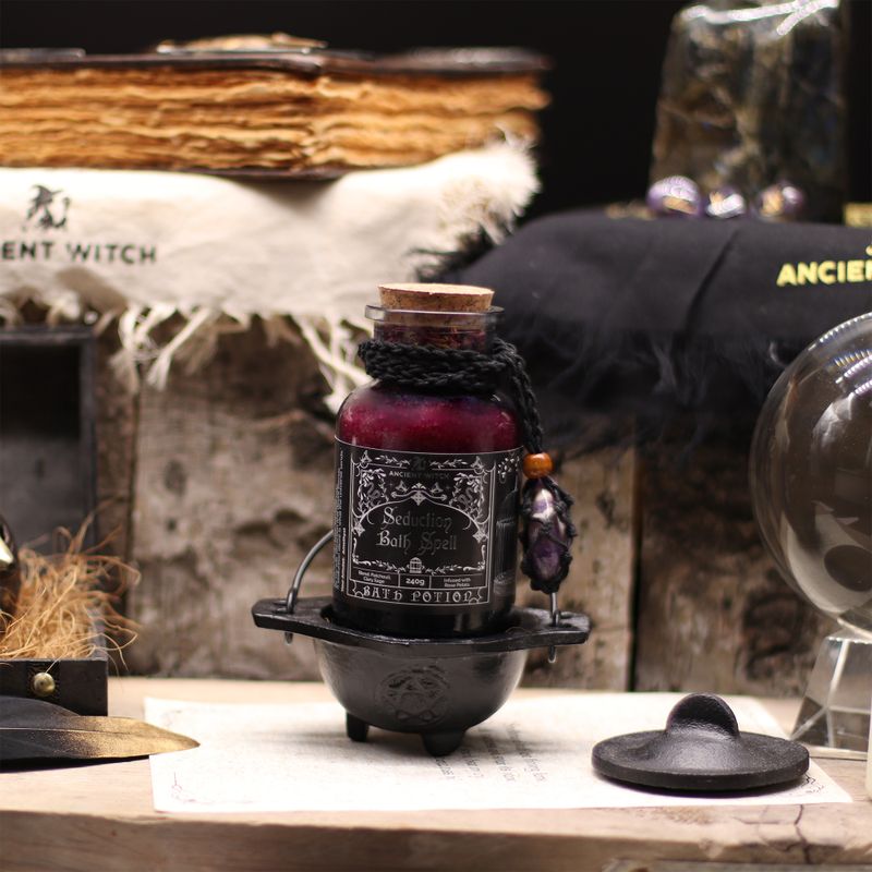 Ancient Witch Kouzelný Koupelový Lektvar & Amulet z Ametystu - Svádění