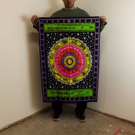 Bavlněné Nástěnné Závěsy (70x110cm) - Barevný Zodiac