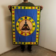 Bavlněné Nástěnné Závěsy (70x110cm) - Chakra Vibrace