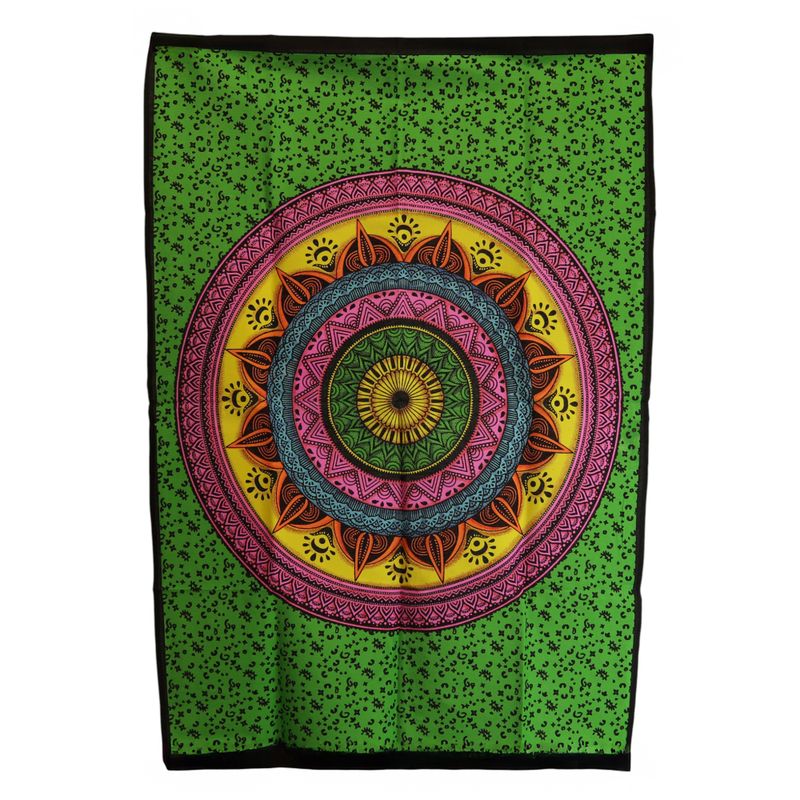 Bavlněné Nástěnné Závěsy (70x110cm) - Mandala Vibrace