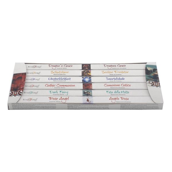 Vonné Tyčinky Stamford - Dárkový Set 6 Krabiček - Mystika