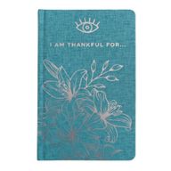 Modrý Deník Vděčnosti - 120 stran - I am Thankful For - Stříbrná Podšívka