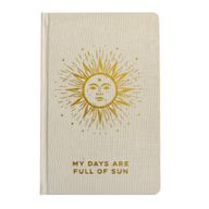 Deník Vděčnosti Slonová Kost - 120 stran - My Days are Full of Sun - Zlatá Podšívka