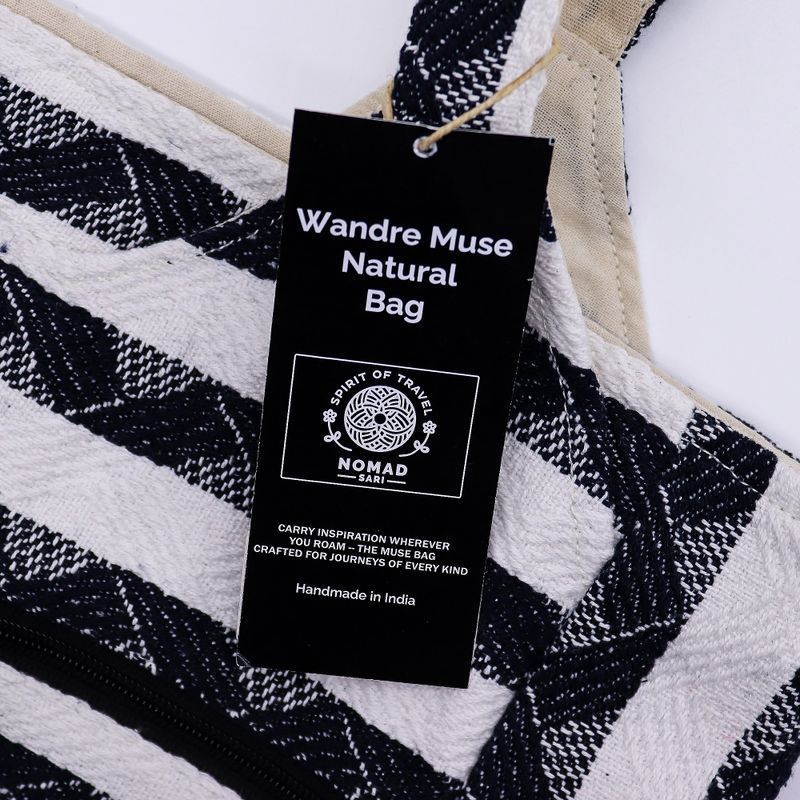 Jacquardové přírodní tašky - Atlas Nomad - Wander Muse Bag