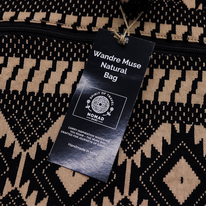 Žakárové přírodní tašky - Desert Loom - Wander Muse taška