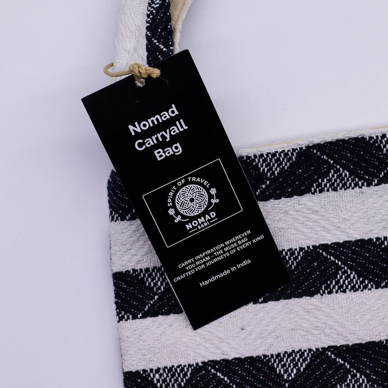 Jacquardové přírodní tašky - Atlas Nomad -  - Nomad Carryall