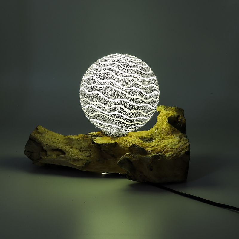 DriftGlow Lampa - Šedý Odstín Luna