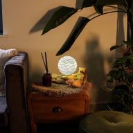 DriftGlow Lampa - Šedý Odstín Luna