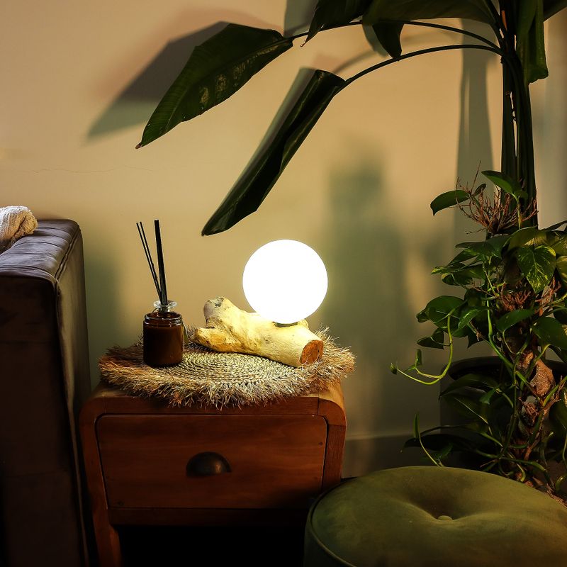 DriftGlow Lampa - Bavlna - Odstín Slonové Kosti