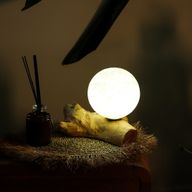 DriftGlow Lampa - Bavlna - Odstín Slonové Kosti
