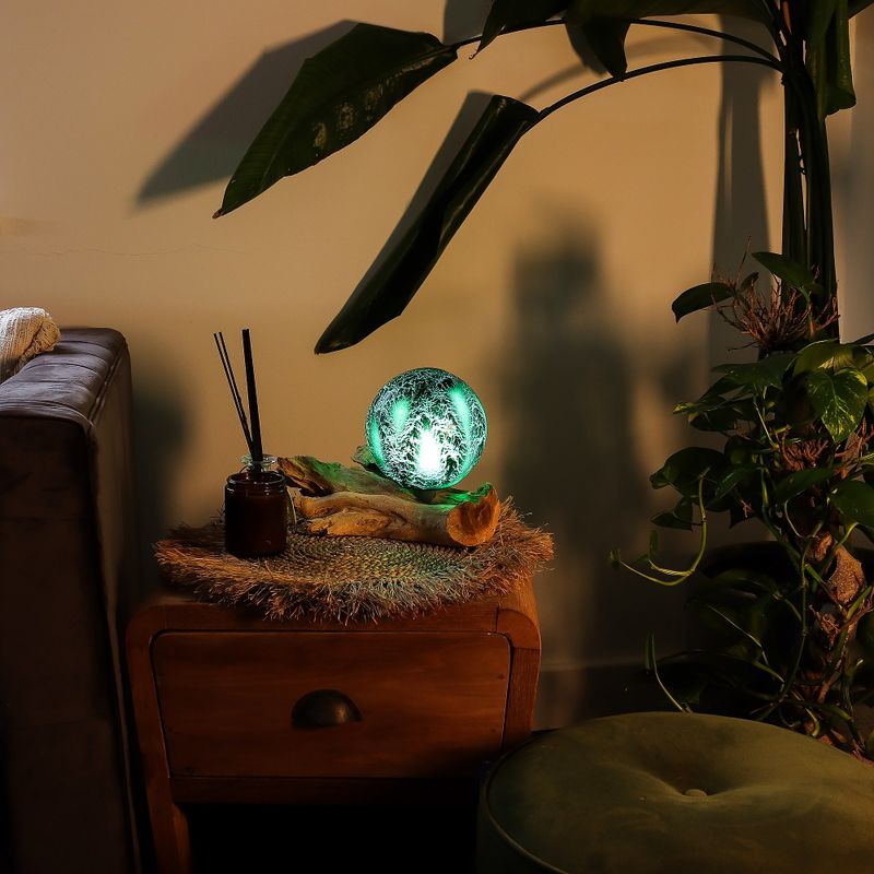 DriftGlow Lampa - Smaragdový Praskavý Odstín
