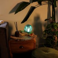 DriftGlow Lampa - Smaragdový Praskavý Odstín