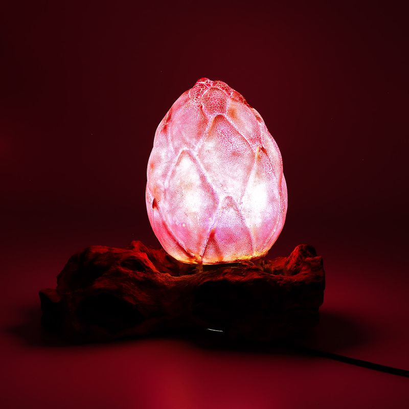DriftGlow Lampa - Popraskaný Lotosový Květ - Fialový