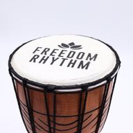 Malý Profesionální Djembe Buben - Freedom Rhythm (vysoký) - 30cm (15cm průměr)