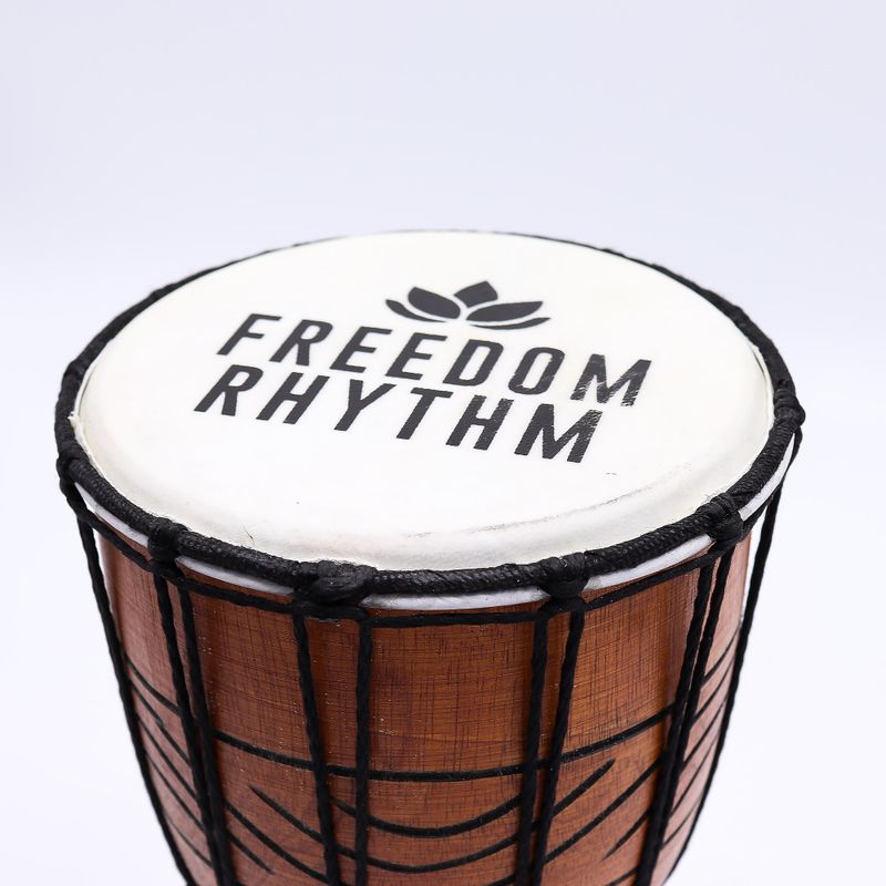 Malý Profesionální Djembe Buben - Freedom Rhythm (vysoký) - 30cm (15cm průměr)