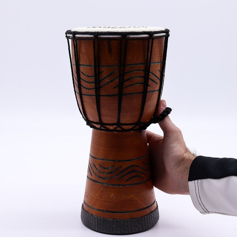Malý Profesionální Djembe Buben - Freedom Rhythm (vysoký) - 30cm (15cm průměr)