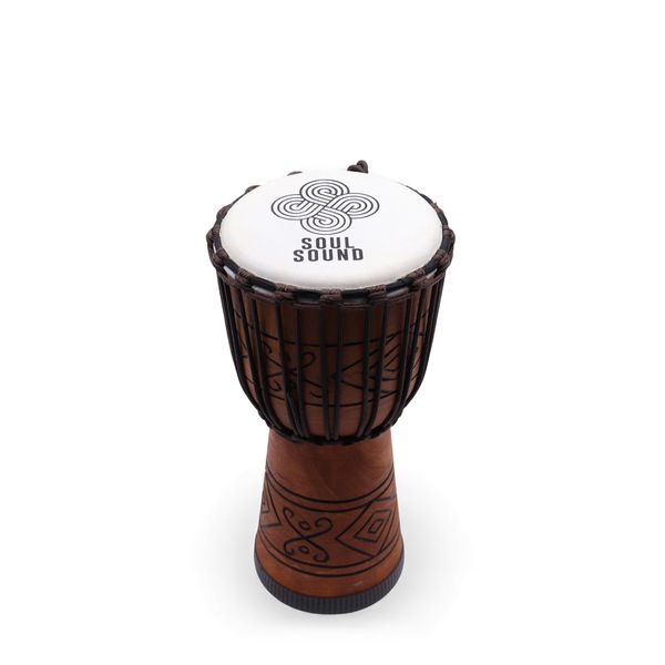 Střední Profesionální Djembe Buben - Soul Sound (nízký) - Střední 40cm (18cm průměr)