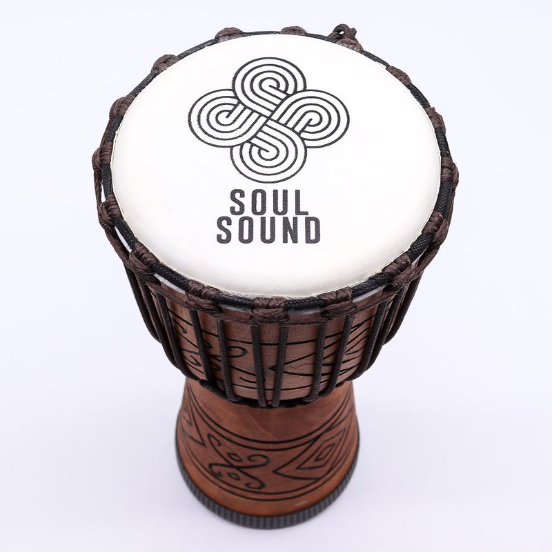 Střední Profesionální Djembe Buben - Soul Sound (nízký) - Střední 40cm (18cm průměr)