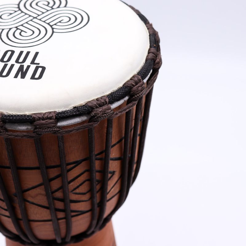 Střední Profesionální Djembe Buben - Soul Sound (nízký) - Střední 40cm (18cm průměr)